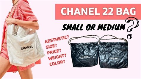 chanel 22 bag small price|chanel 22 bag size comparison.